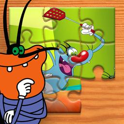 Oggy and the Cockroaches Jigsaw Puzzle